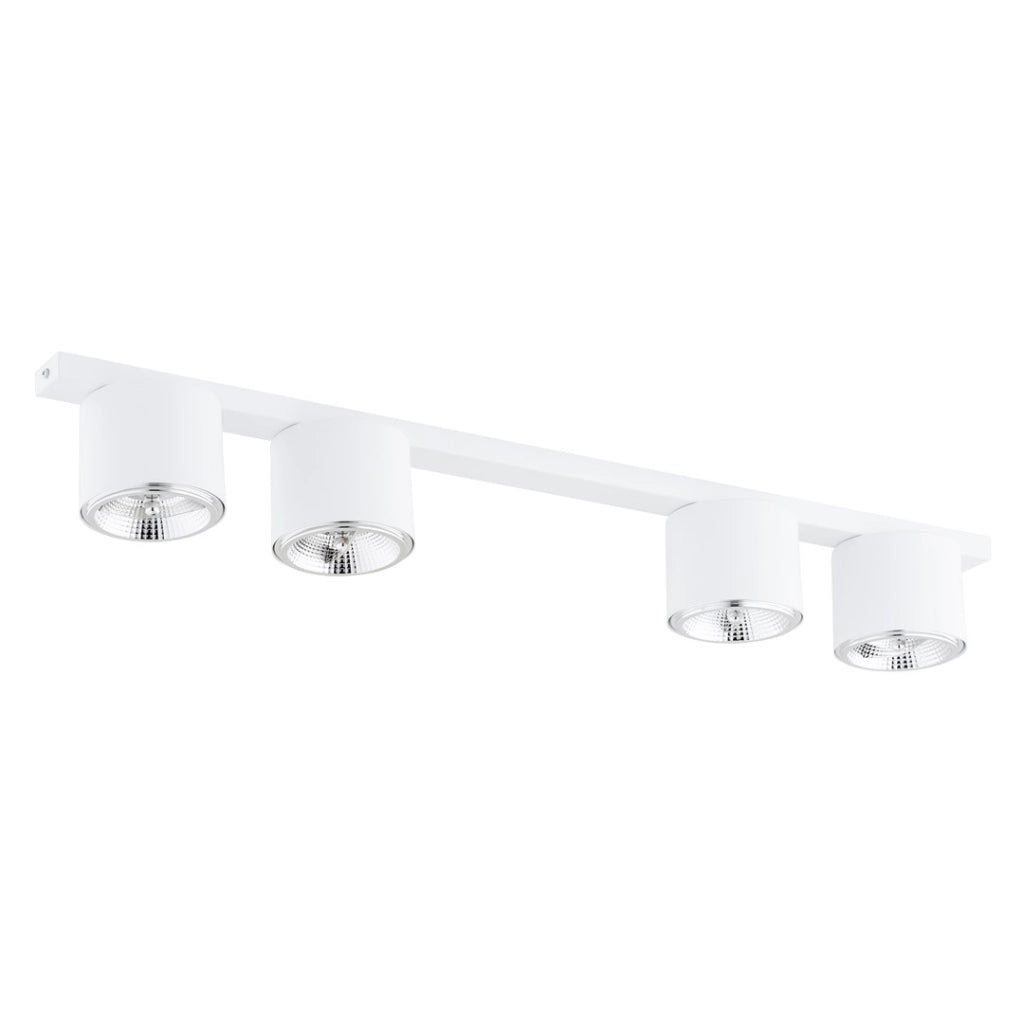 Plafoniera barra bianca 90 cm 4 spot ES111 Emibig