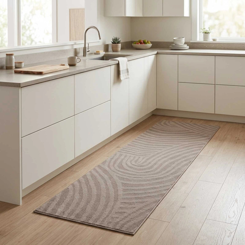 Tappeto da Cucina Scandinavo marrone 150 x 45 cm 42045749