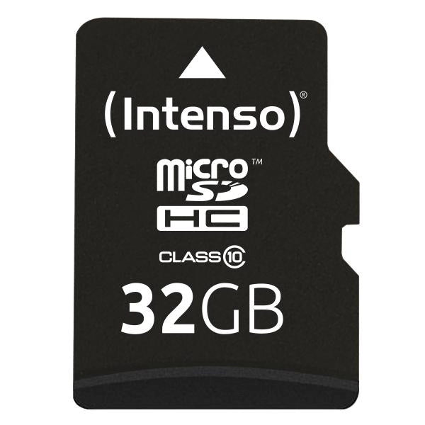 INTENSO MICRO SDHC 32GB CLASSE 10 + ADATTATORE SD