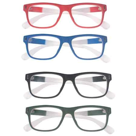 OCCHIALI DA VISTA GRADUATI 'ALABAMA' +1 rosso - CHARRO