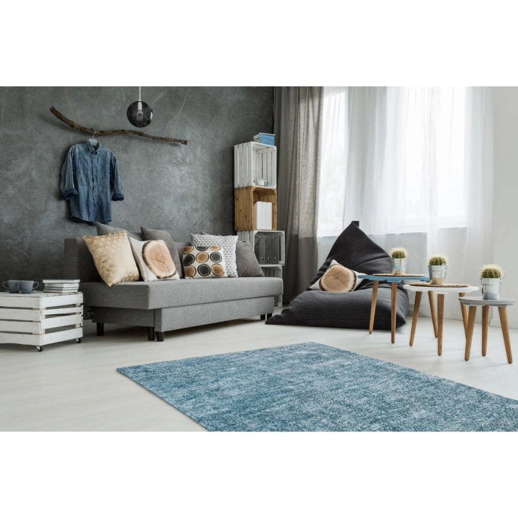 Tappeto moderno Etna 100 Petrol 160x230 cm
