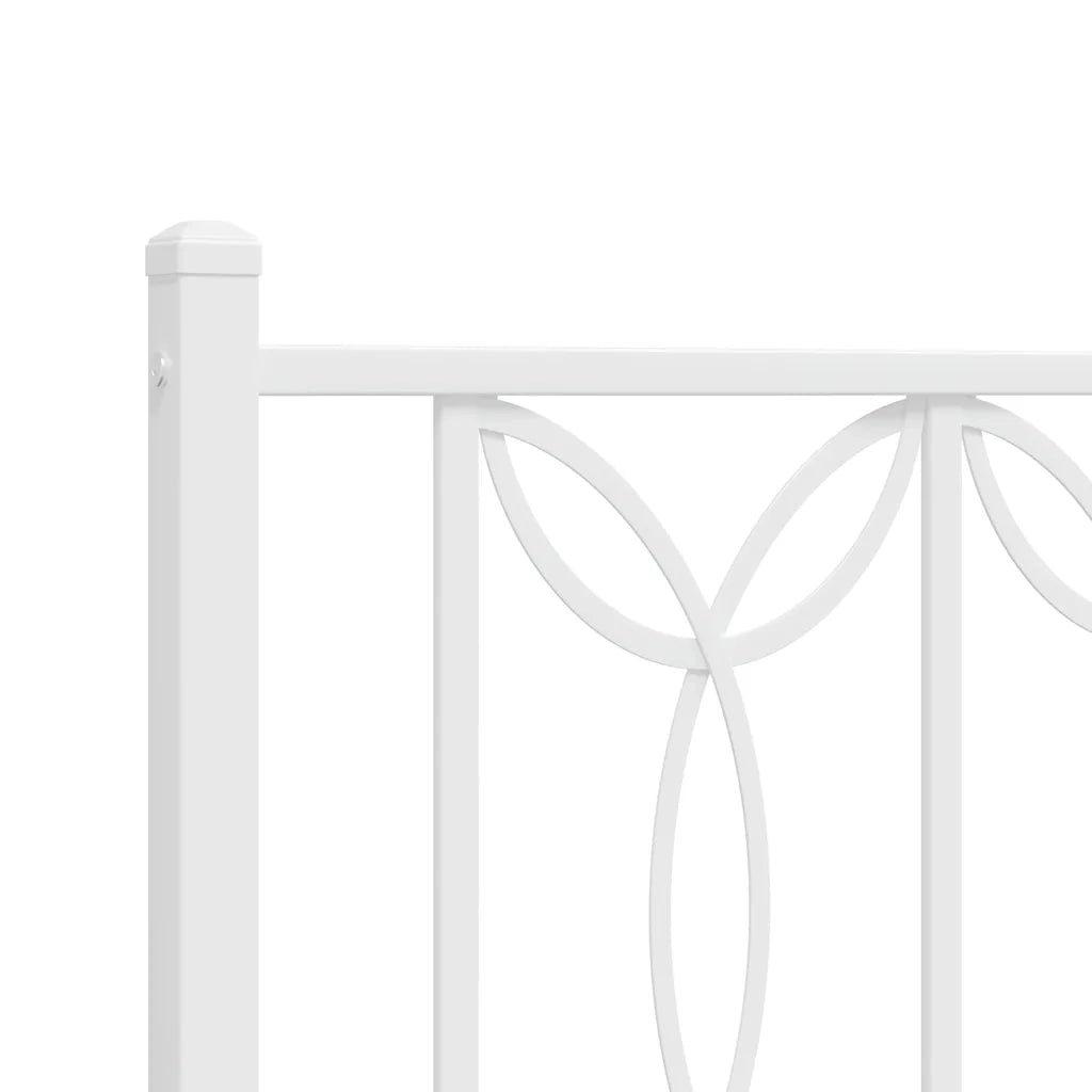 Testiera di Ricambio in Metallo Bianco 160 cm 376212