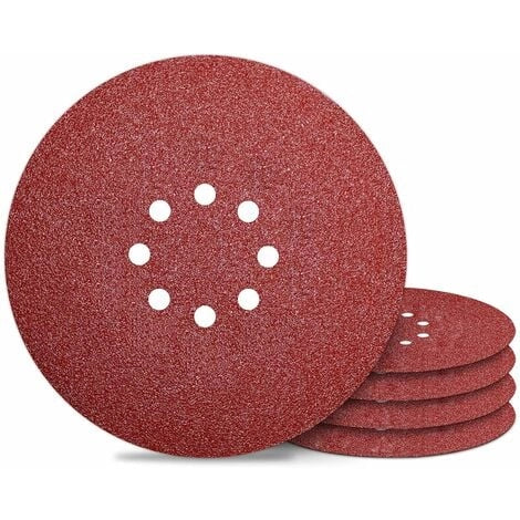 DISCO ABRASIVO VELCRATO 'FAI DA TE' Ø 150 mm - grana 80 - 6 pezzi - IMPERIAL ABRASIVI