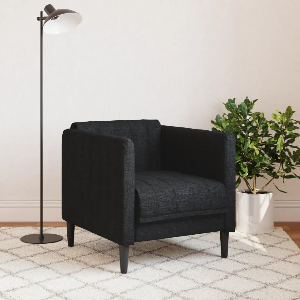 Poltrona Nera in Tessuto 372597
