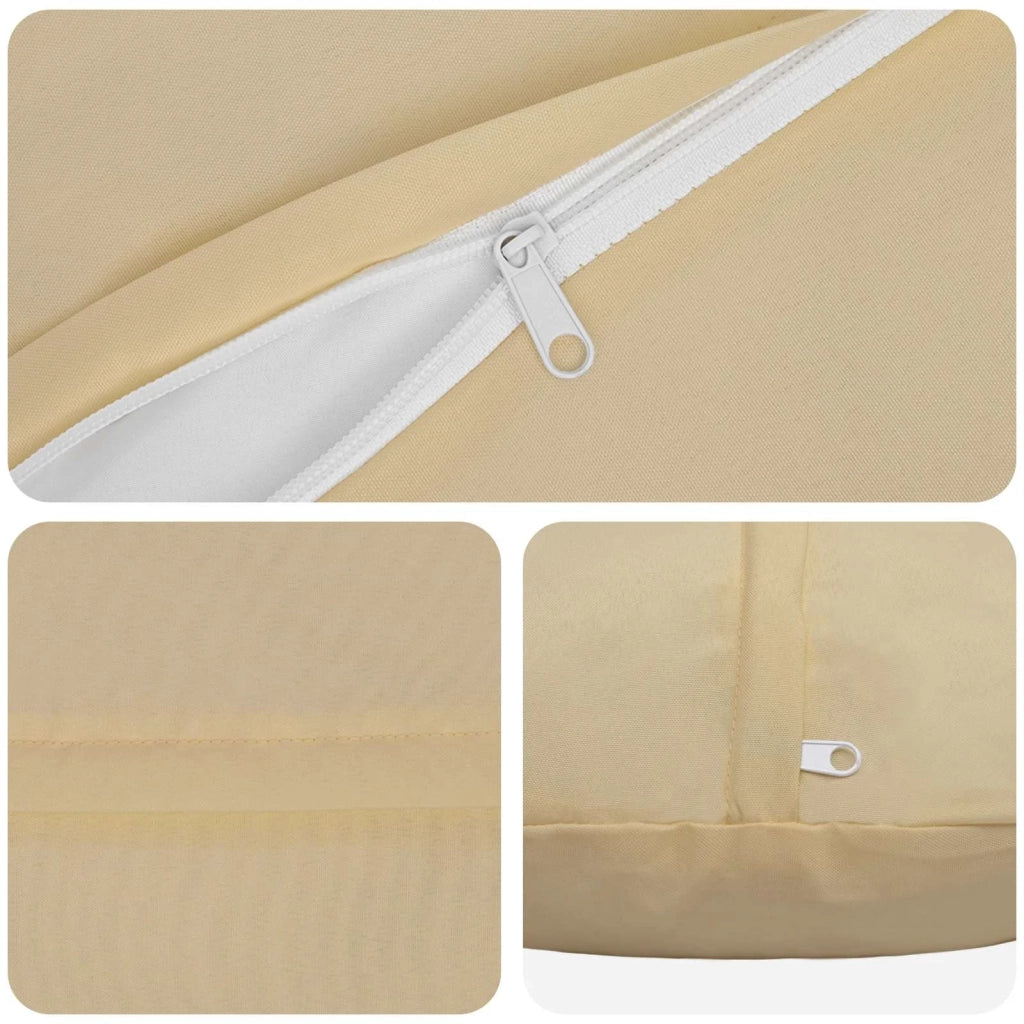 Cuscino con cuscino HEERLEN 6 pz Beige Poliestere 929470