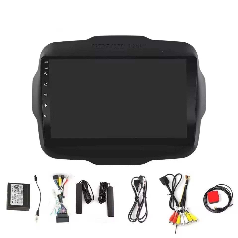 Autoradio Jeep Renegade 2016-2020 CarPlay Android Auto 9 Pollici 2 Din Stereo