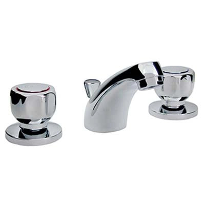 BATTERIA LAVABO SCUDETTO 28 CROLLA  OTTONE CROMATO + PILETTA 11/4