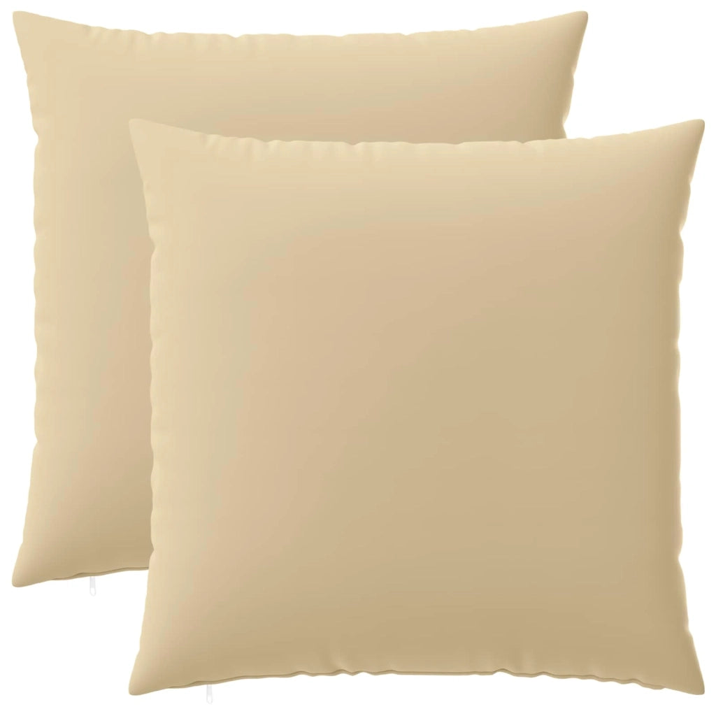 Cuscino con cuscino HEERLEN 2 pz Beige Poliestere 928415