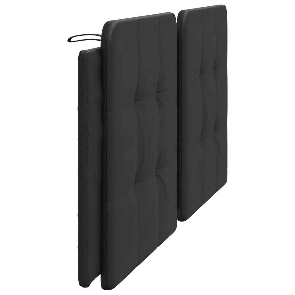 Cuscino Testiera Zadar Nero 200 cm in Similpelle 374883