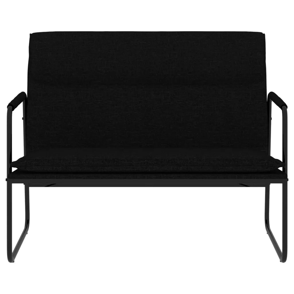 Panca Nera 100x64x80 cm in Tessuto 351353