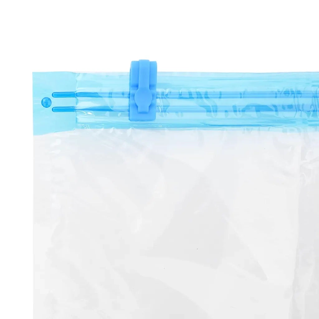 Sacchetti per Stoccaggio 5 pz Trasparente e Blu 100 x 80 cm CFW9236833