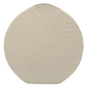 Vaso Dune Round 41,5x14x41,5 cm in Ferro Crema