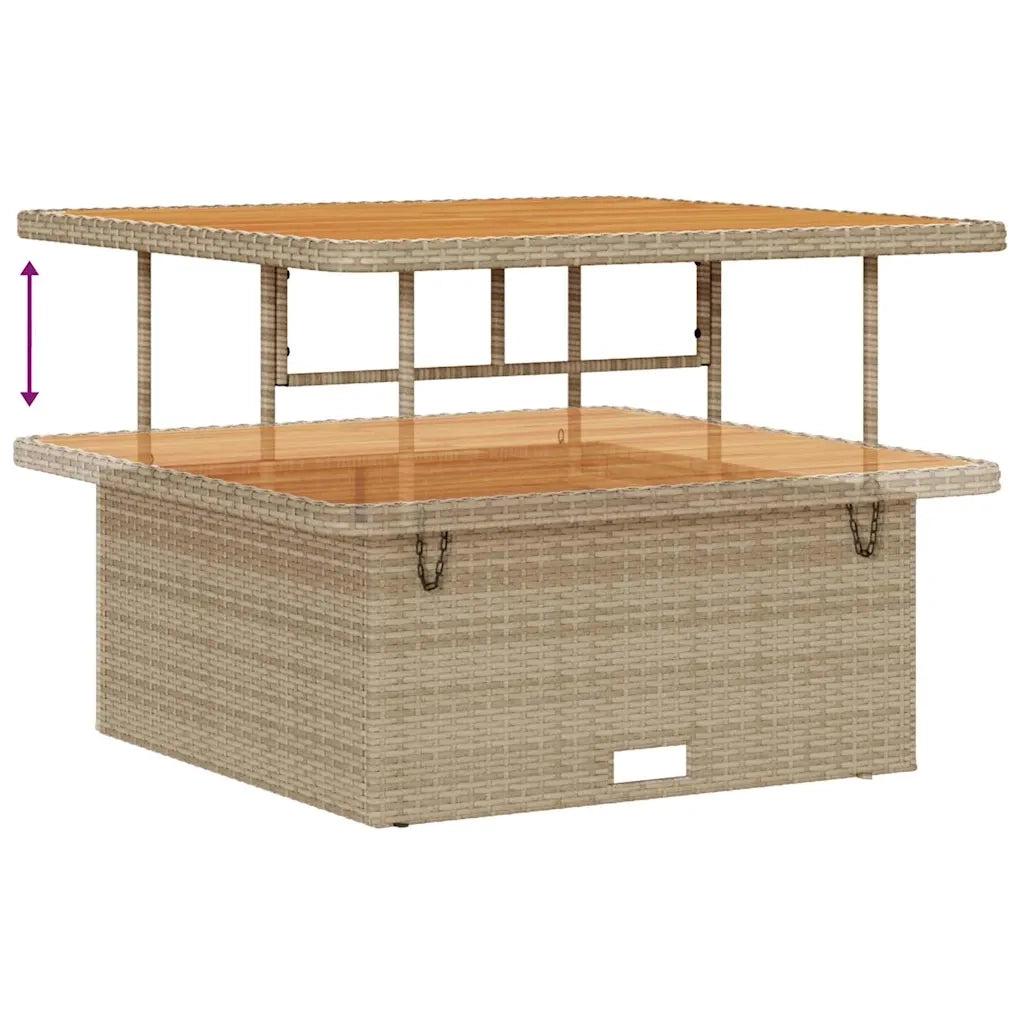 Set Divano da Giardino con cuscino 8 pcs beige e grigio chiaro 3363817