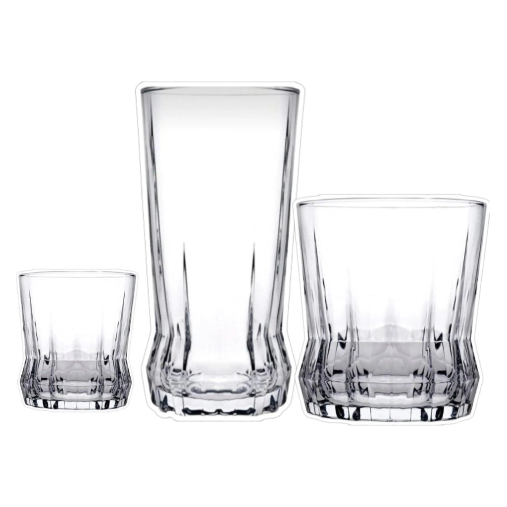 Paso, Bicchieri set da 6 110 ml, Trasparente