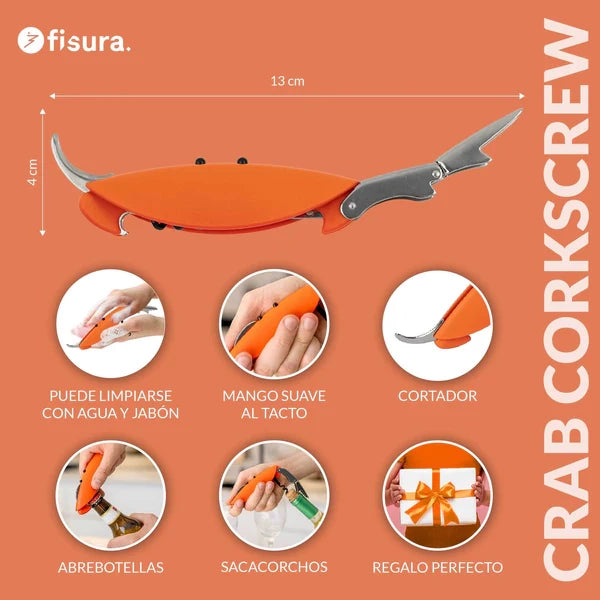Cavatappi a forma di granchio
