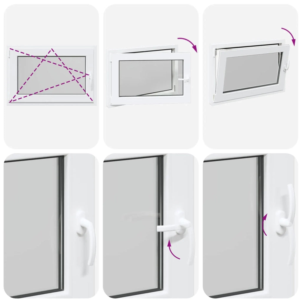 Finestra per Soffitta RISOR 90 x 55 cm PVC e Vetro 42047851