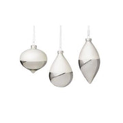 Pendaglio vetro charmant bianco 3 assortimenti