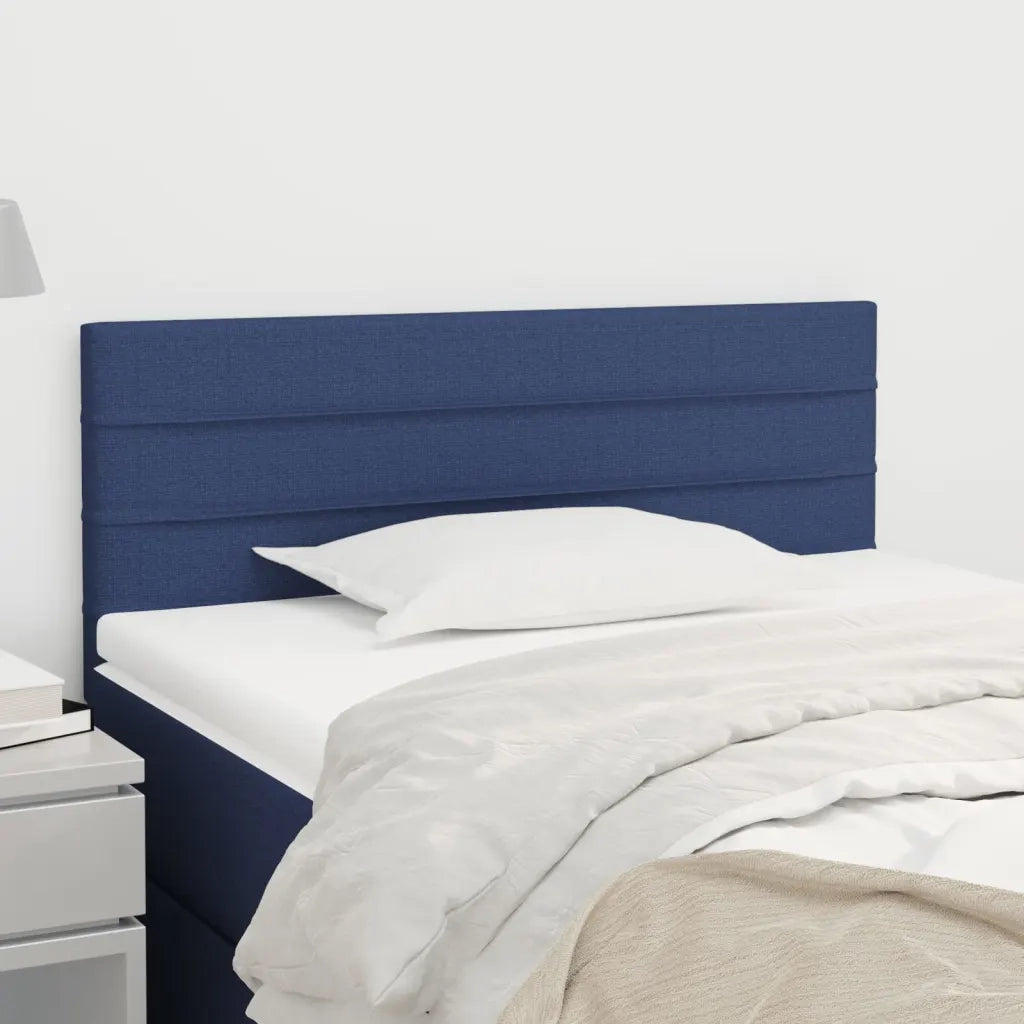 Testiera Blu 80x5x78/88 cm in Tessuto 346108