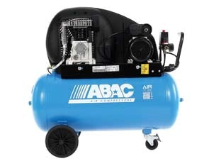 COMPRESSORE A CINGHIA BICILINDRICO LUBRIFICATO A OLIO LT.90    ABAC