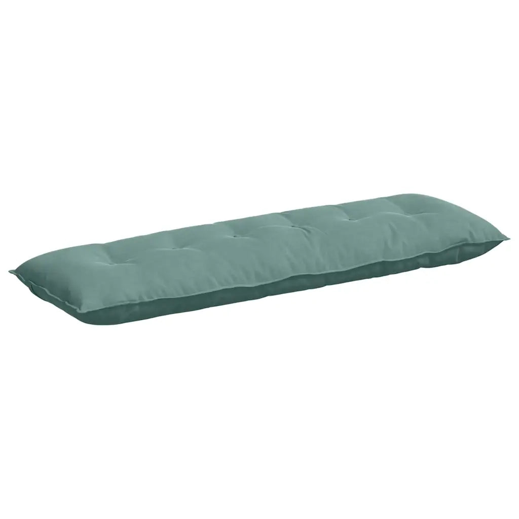 Cuscino per Schiena | Cuscino dorsale Verde Mare 160 x 50 cm Tessuto in Cords