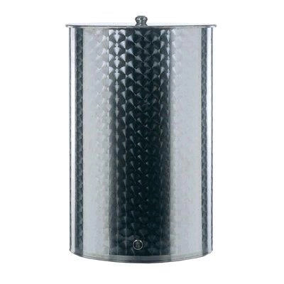 SERBATOIO + COPERCHIO BELVIVERE  INOX SALDATO FIORETT LT   50 CM 36,5 H.CM 50 1/2F