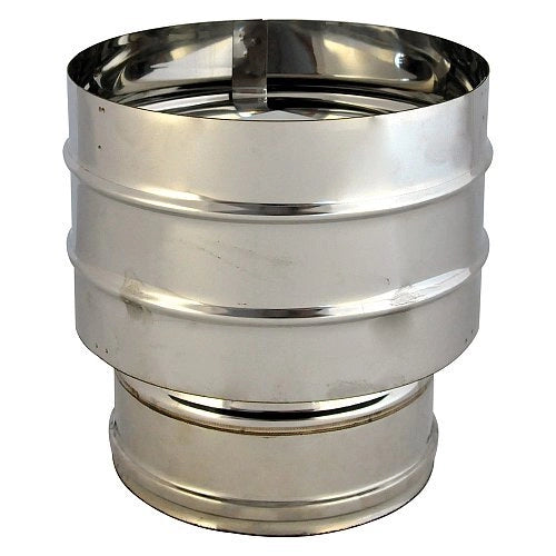 FUMAIOLO DOPPIA PARETE ANTIVENTO Ø 130/180 mm