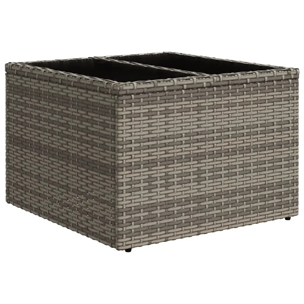 Set Divano da Giardino 9 pz con Cuscini Grigio in Polyrattan 3325646