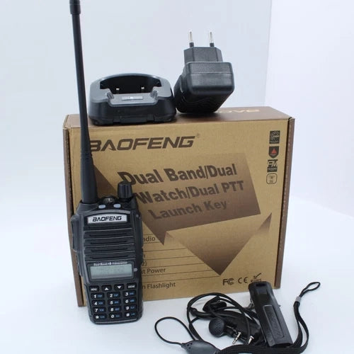 RICETRASMITTENTE BAOFENG 10W POTENTE WALKIE-TALKIE RADIO DUAL BAND dtmf pmr