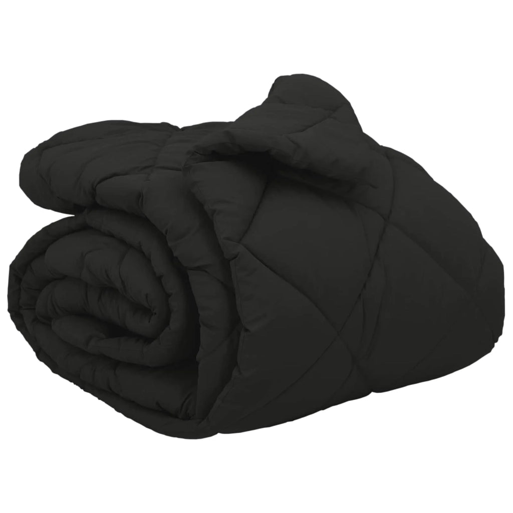 Duvet Invernale Nero 200 x 240 cm Microfibra 42025708