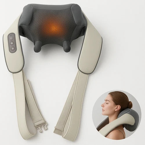 Massaggiatore Riscaldante Cervicale Professionale Collo Spalle Schiena Testa NEW
