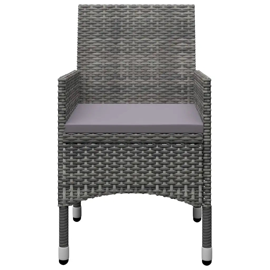 Set Mobili da Pranzo per Giardino 7 pz Grigio 3067856