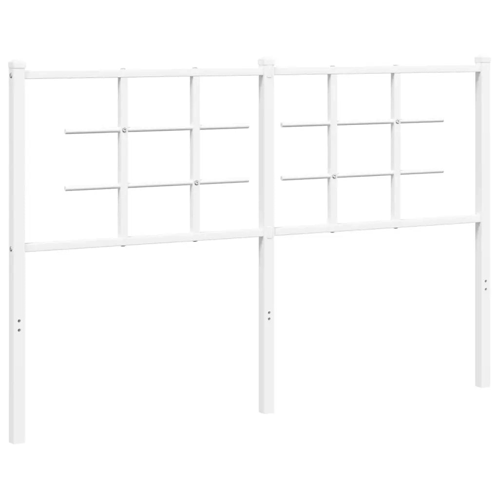Testiera di Ricambio in Metallo Bianco 135 cm 355642