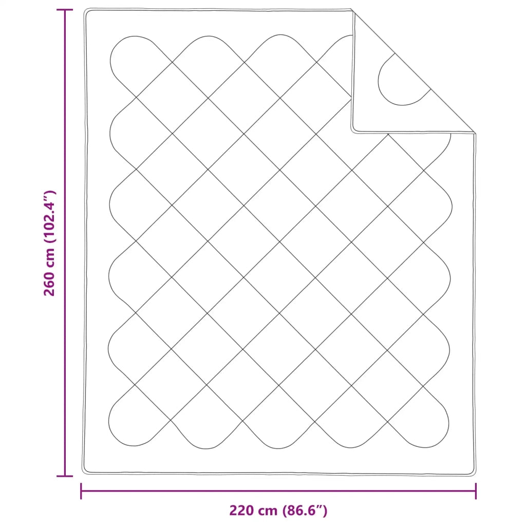 Duvet Estivo con cuscino 3 pcs Bianco Microfibra 3377325