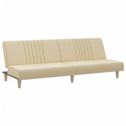 Divano letto in tessuto crema 02_0019254