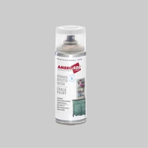 Bomboletta Spray Effetto Gesso 400 ml Bianco Crema Ambrosol 6 Pezzi