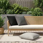 Cuscino con cuscino HEERLEN 2 pz Antracite Poliestere 928090