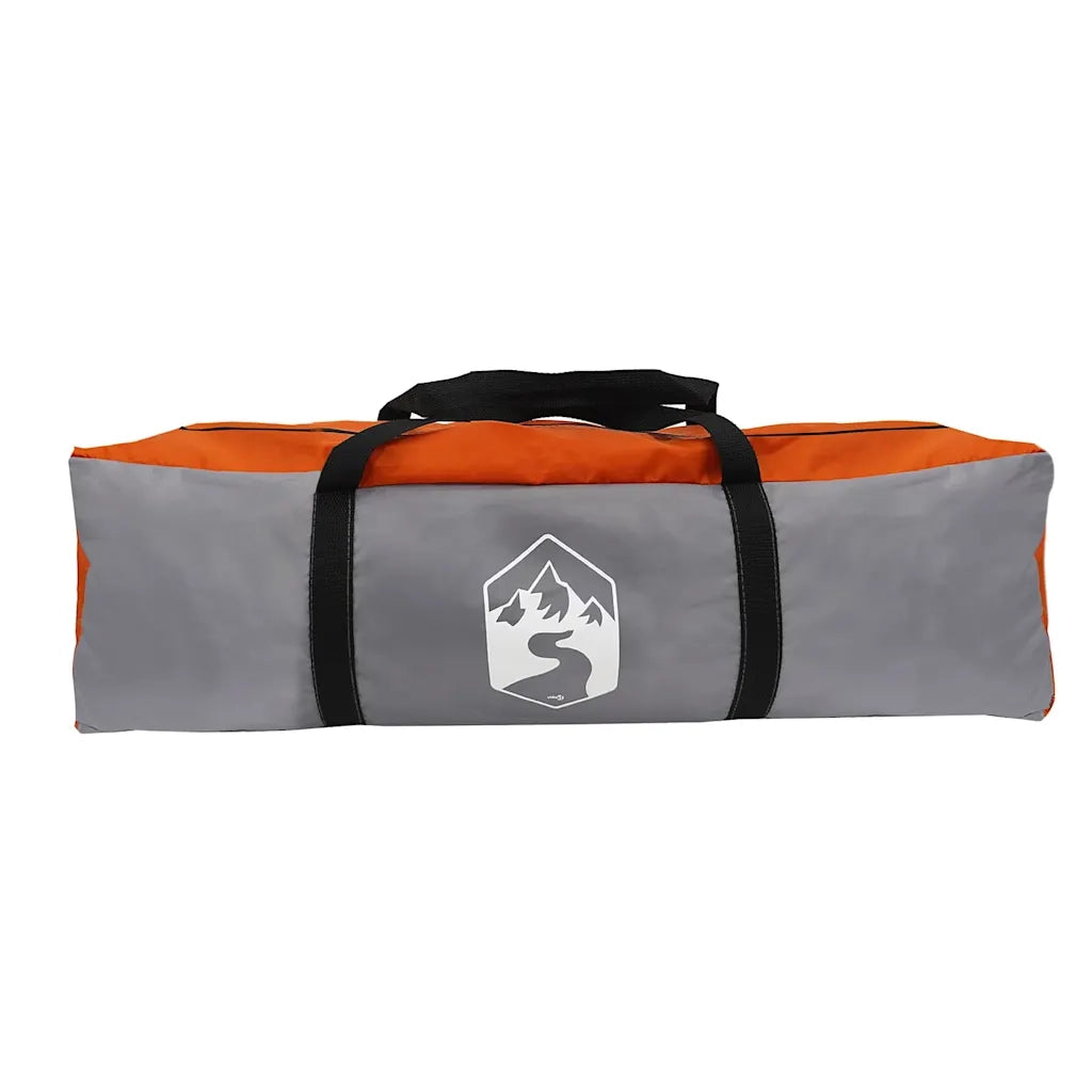 Tenda da Campeggio a Cupola 2 Persone Grigio e Arancione 94775