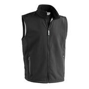 GILET PONENTE SOFTSHELL NERO/SILVER TG.  M- SOTTOZERO- 1,0 pz
