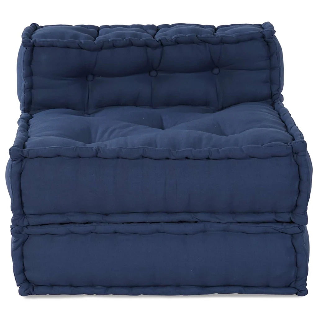 Unità di Divano Modulare Tessuto Indaco 70 x 70 x 56 cm 4019042