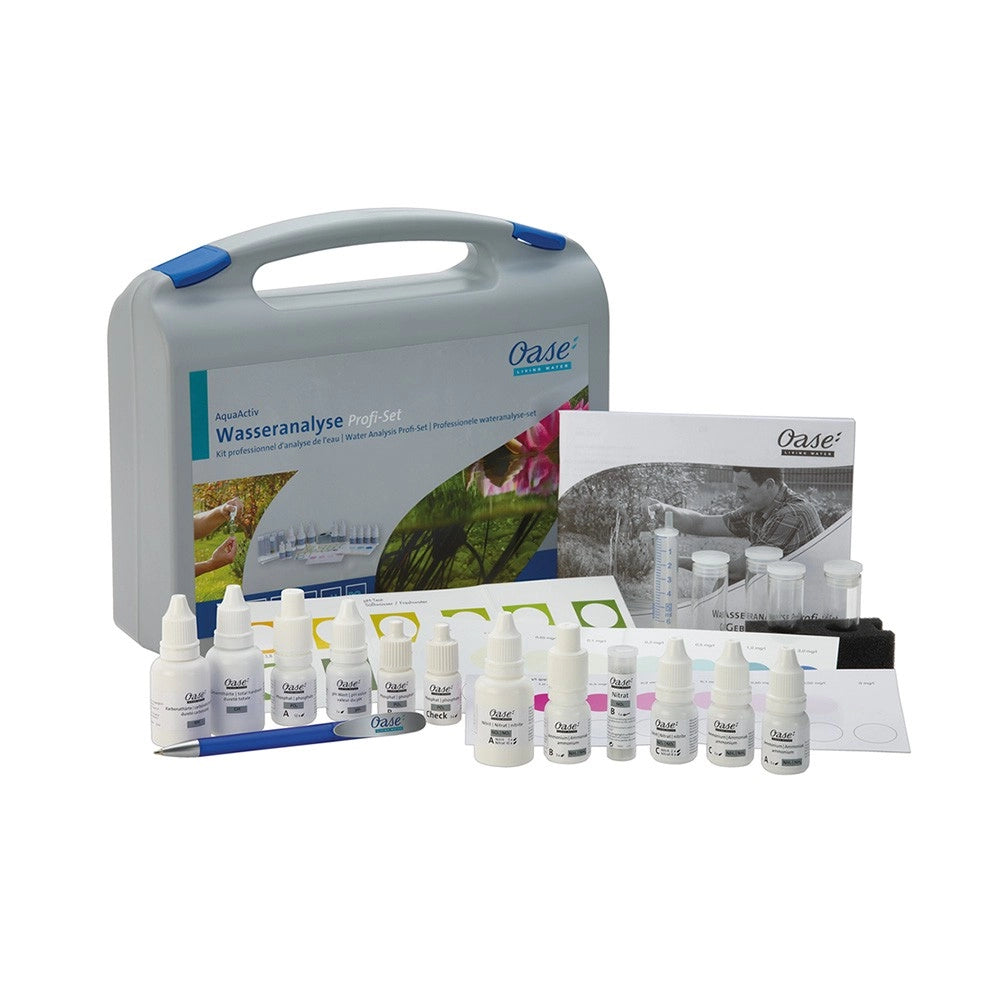 Oase AquaActiv Profi-Test 8in1 - valigetta professionale per l'analisi dell'acqua nei laghetti