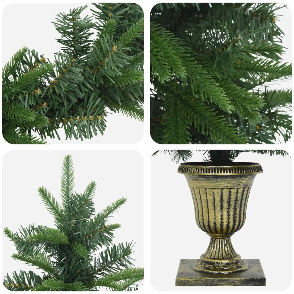 Albero di Natale Mini 120 cm PVC e PE Verde 3468449