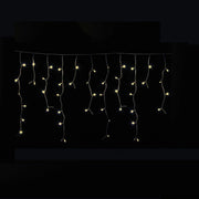 Tenda sfalsata 240 led bianco caldo