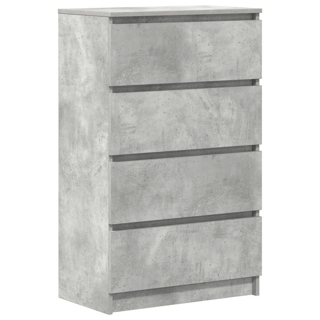 Credenza Grigio Cemento 60x35x98,5 cm in Legno Multistrato 800535