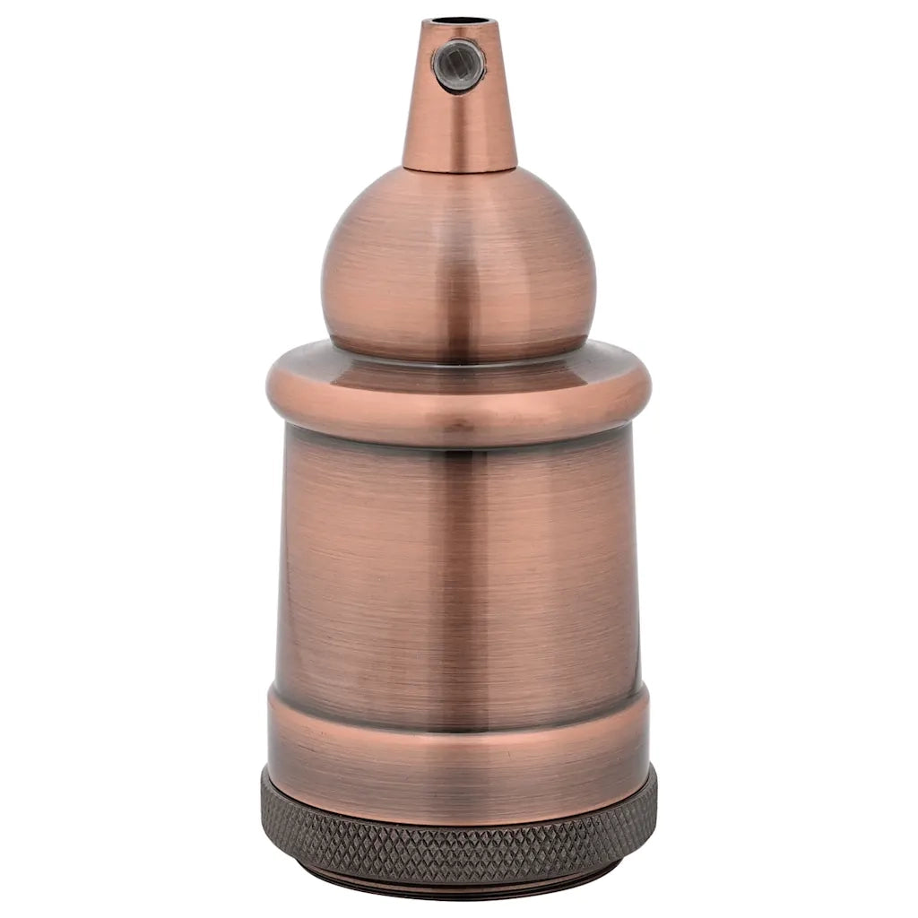 Portalampade 2 pz Rosso Bronzo E27 4106539