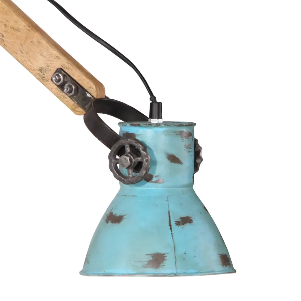 Lampada a Parete 25 W Blu Anticato 96x15x20 cm E27 371842