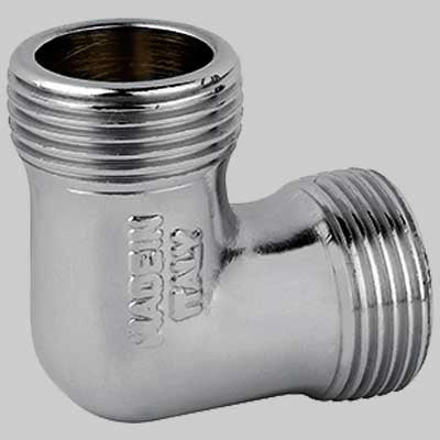 GOMITO MASCHIO/MASCHIO CROMATO  3/4     MADE IN ITALY