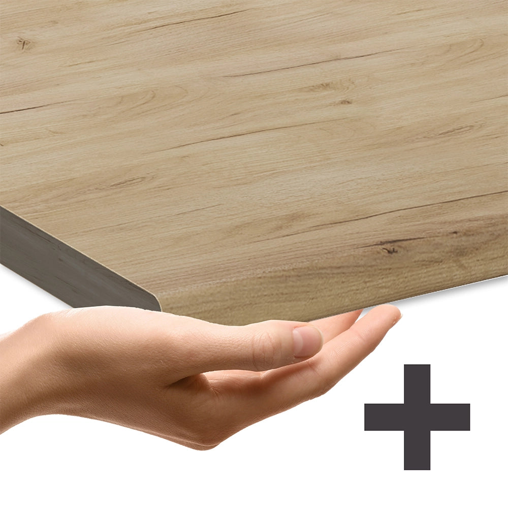 Pannello frontale della lavastoviglie R-Line Calcestruzzo/Rovere dorato 45 cm, PL Rovere Vicco