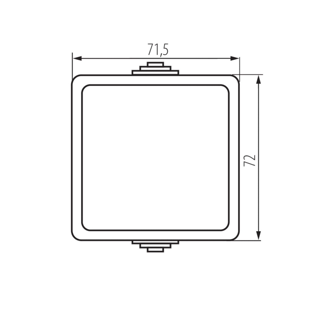 Interruttore unipolare bianco IP54 Kanlux TEKNO 33494