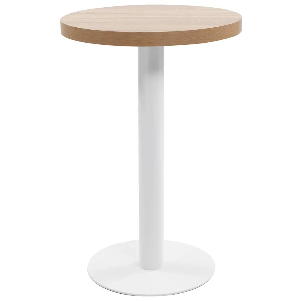 Tavolo da Bistrot Marrone Chiaro 50 cm in MDF 286417