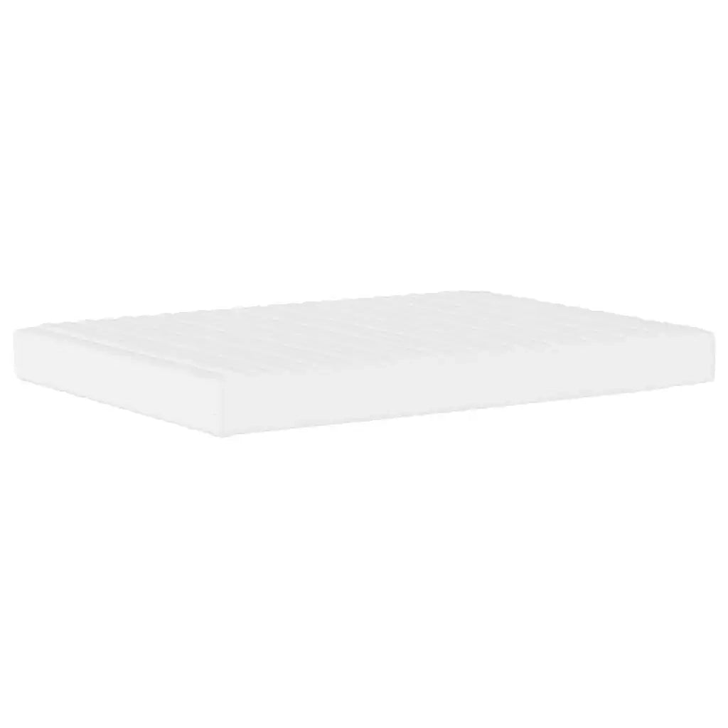 Letto con Materasso Dover Bianco 140x200 cm in Similpelle 3208418